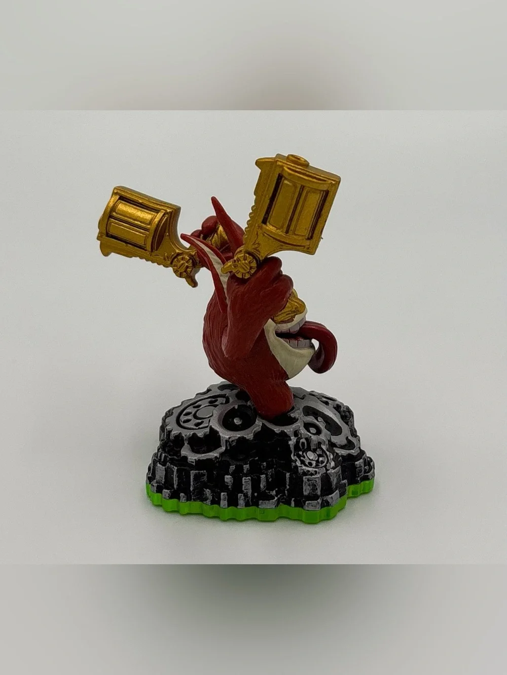 RARE Vintage Skylanders Trigger Happy Dino-Rang Eruptor Figure Toy Set Lot